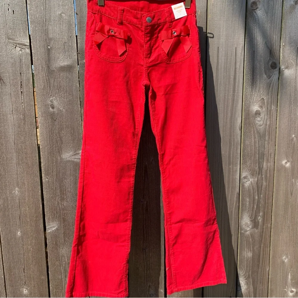 Gymboree red corduroy pants size 12